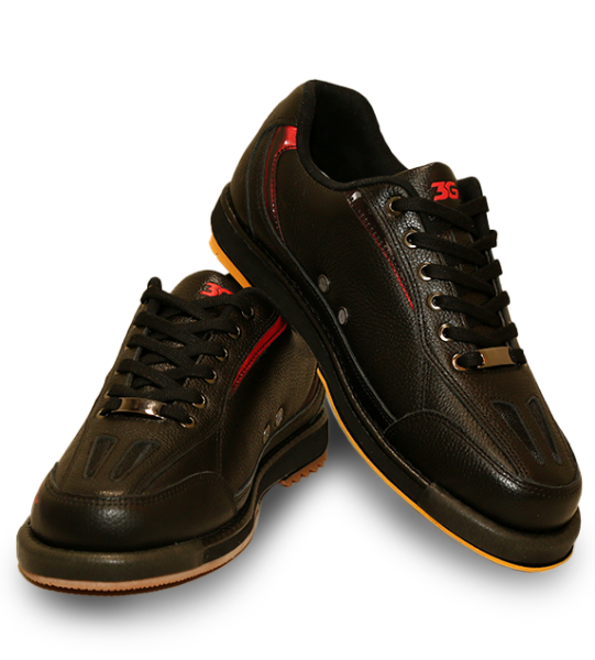 Red and sale black bowling shoes